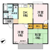セジュール西浦 A棟の間取り画像