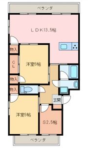 エクシア西条大町の間取り画像