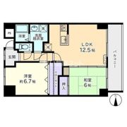 アパラザール東富山の間取り画像