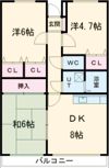 オリーブ南上町の間取り画像