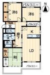 リベール栗林の間取り画像