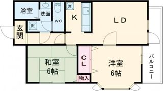 メゾンフルールの間取り画像