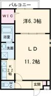 フジパレス堺大浜中町Ⅴ番館の間取り画像
