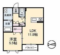 シャーメゾンエスプリの間取り画像