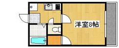 ロゼーヌ脇田の間取り画像