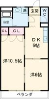 パレオシンセイの間取り画像