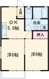 アパートメントポートⅡの間取り画像