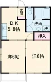 アパートメントポートⅡの間取り画像
