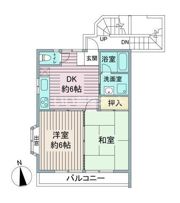 プリンスコート霞ヶ関の間取り画像
