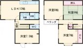 大安寺5丁目貸家の間取り画像