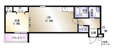 リバーサイドレジデンスの間取り画像