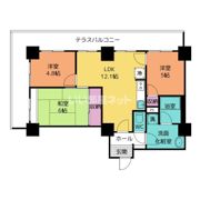 信開アーバンシティセントラルの間取り画像