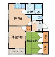 コスモスコーポCの間取り画像