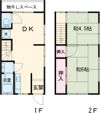 沢良宜西二丁目貸家 弥生の間取り画像