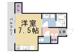 GARNET RESIDENCE 京都辰巳の間取り画像