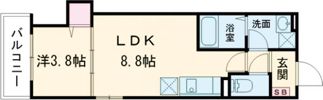 D porta garboの間取り画像
