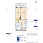アトリオフラッツ大楠の間取り画像