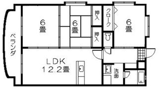 クレストの間取り画像