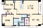 インペリアル新神戸の間取り画像
