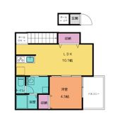 TJ山Aの間取り画像