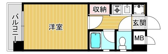 ピュアドームアーデンス大濠の間取り画像