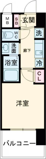 エステムコート神戸 大倉山公園の間取り画像