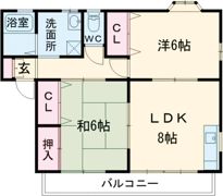 アメニティー島の間取り画像