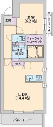 パラッツォ淵野辺Ⅲの間取り画像