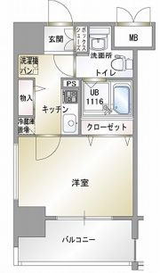 エンクレスト香椎の間取り画像