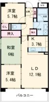 メゾン錦の間取り画像