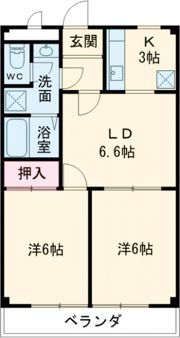 グレイスコートの間取り画像