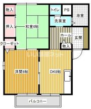 サンモールコーポの間取り画像