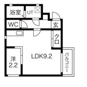 RIFF阪急神崎川の間取り画像