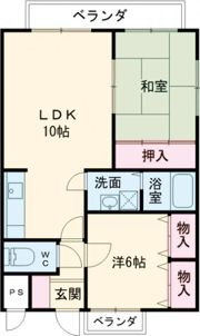 アフリー太田Ⅱの間取り画像