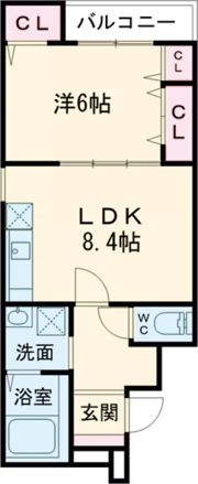 フジパレス俊徳道駅西の間取り画像