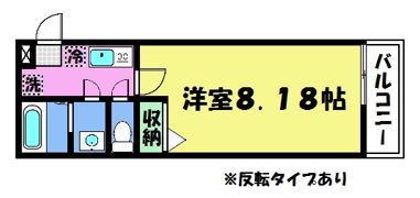フラッティ花園春日の間取り画像
