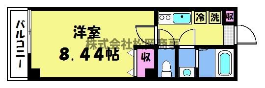 キャンバスKMの間取り画像
