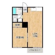 コンシェール岩下A棟の間取り画像