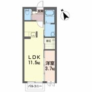 アパルトマン東原の間取り画像