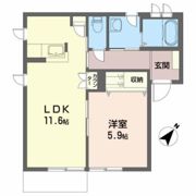 ファミール千田ⅡAの間取り画像