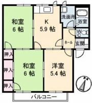 プレジオ泉田の間取り画像