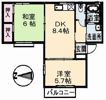エターナルハイツ中村の間取り画像