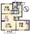 ヴィラロトス A棟の間取り画像