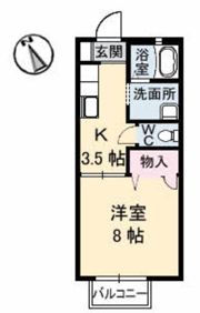 フレグランス東川口の間取り画像