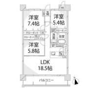 キャッスルコート田寺東の間取り画像