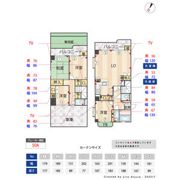 リフィーネめじろ台の間取り画像