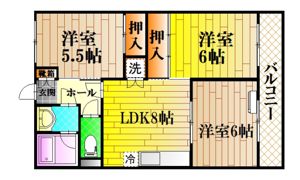 レジデンス増田の間取り画像