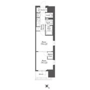 WORVE横浜伊勢佐木町の間取り画像