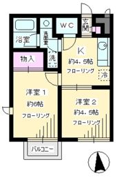 クレール桜ヶ丘の間取り画像