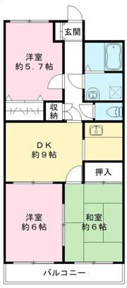 イーストリッチの間取り画像